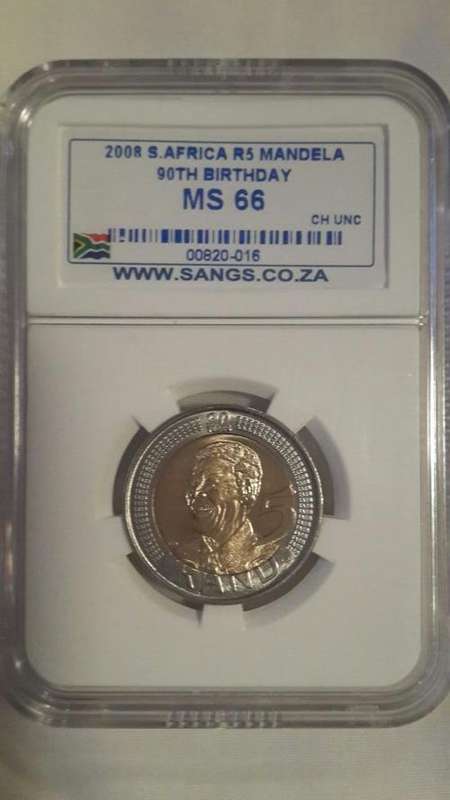 2008 Mandela Birthday Coins MS66