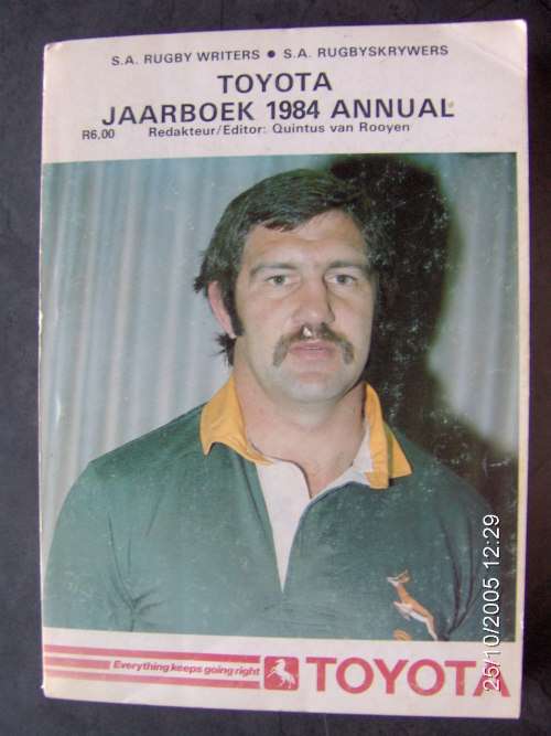 SA Rugby Annual 1980 , 1983 , 1984 , 1987 & 1989