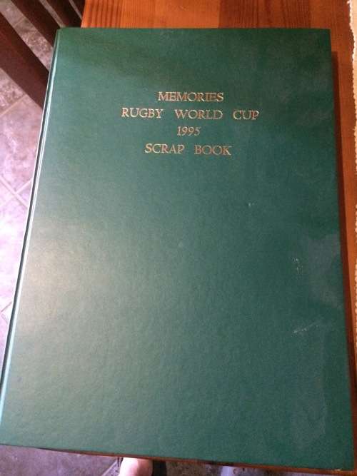 Large Rugby Scrapbook about 1995 RWC ( Postnet to Postnet )
