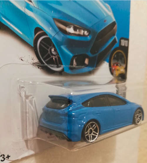 Hot Wheels Imported Long Card '16 Ford Focus RS