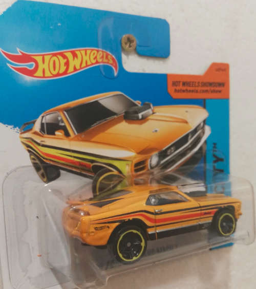 Hot Wheels '70 Ford Mustang Mach 1 Yellow
