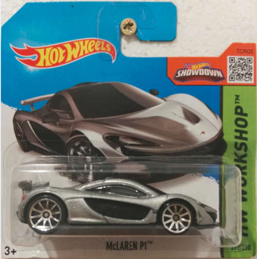 Hot Wheels Mclaren P1 Silver