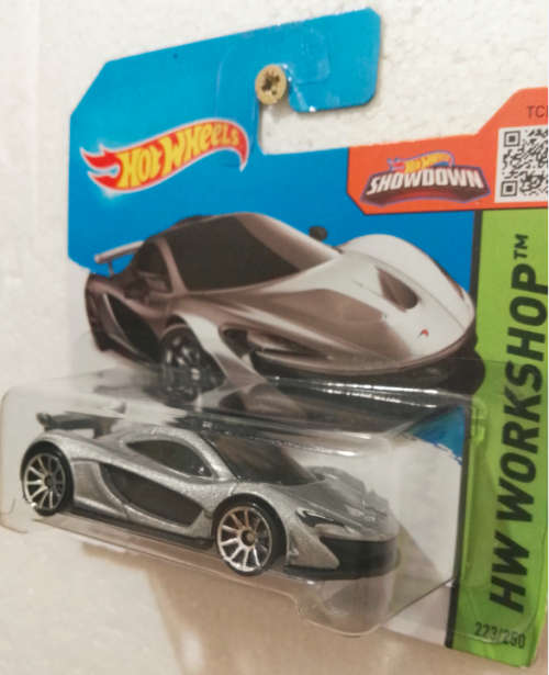 Hot Wheels Mclaren P1 Silver