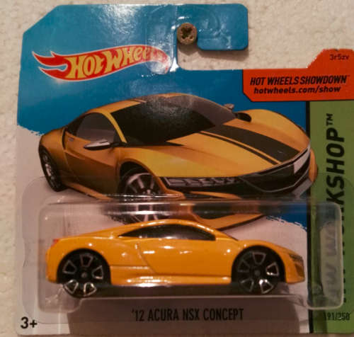 Hot Wheels '12 Acura Yellow
