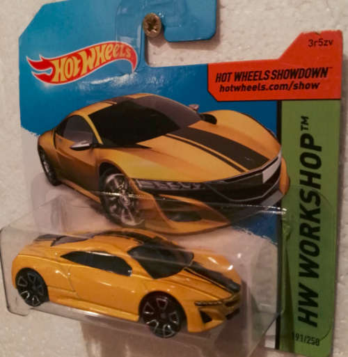 Hot Wheels '12 Acura Yellow