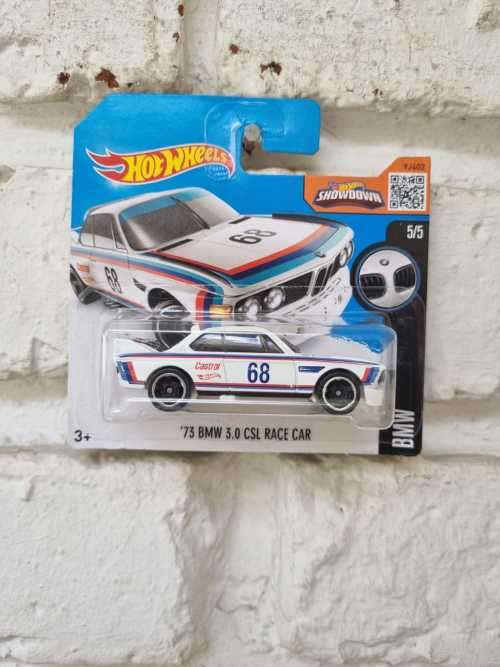 Hot Wheels 73 BMW 3.0 CSL Race Car White Castrol