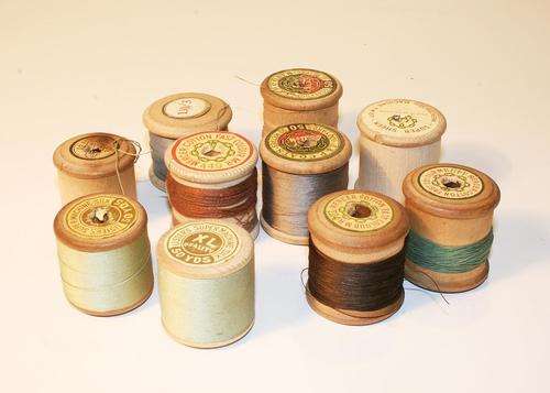 Collectable Wooden Cotton Reels