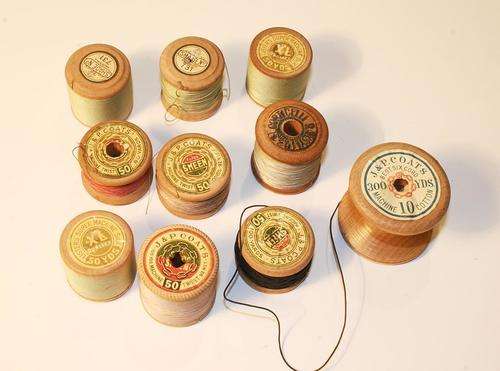 Collectable Wooden Cotton Reels