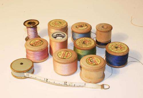 Collectable Wooden Cotton Reels