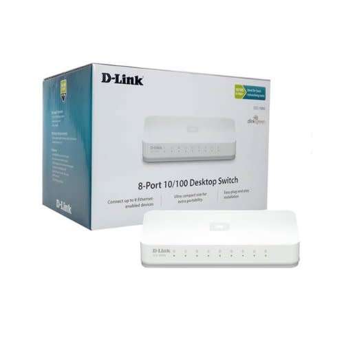 HUB 8-PORT 10/100 DESKTOP SWITCH