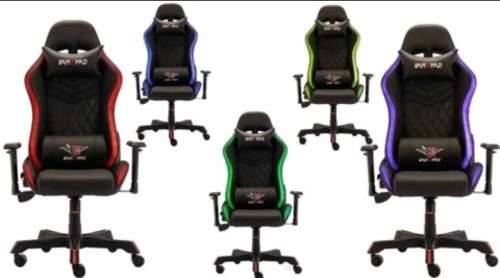 Led lighted gaming chair