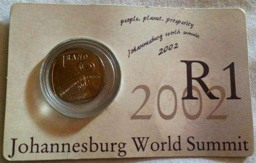 Johannesburg World Summit R1 in card - 2002
