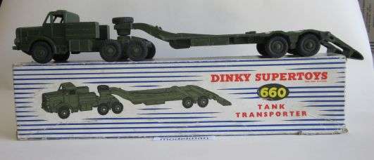 DINKY TANK TRANSPORTER ---BOXED