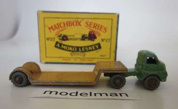 MATCHBOX 1/75 REGULAR SERIES --LOW LOADER--BOXED