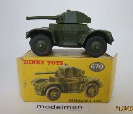 DINKY ARMOURED CAR---BOXED