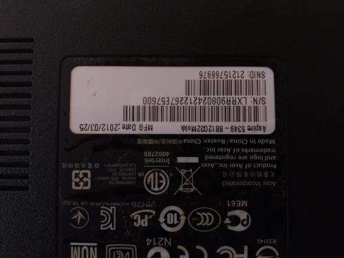 Acer Laptop not working - Please read carefully