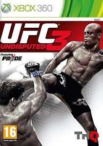 UFC UNDISPUTED 3 XBOX 360 GAME