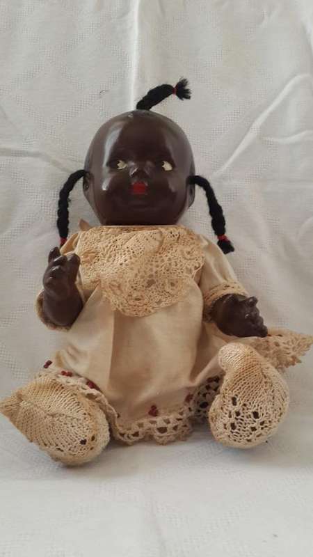 Topsy - Antique Composition Doll By Reliable