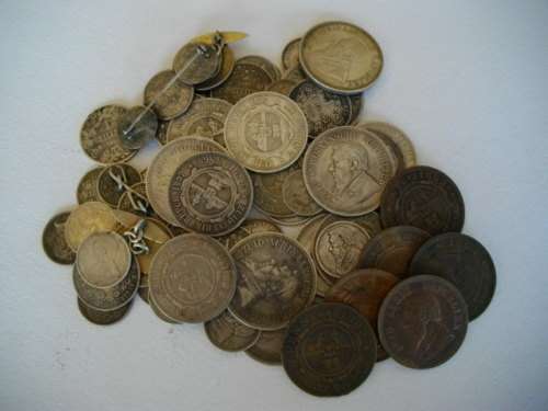 ZAR Coins & Jewellery Silver (320g)   (Mixed Batch Silver and Bronze)