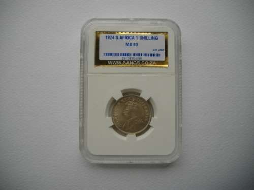 **MS63** 1924 1 SHILLING