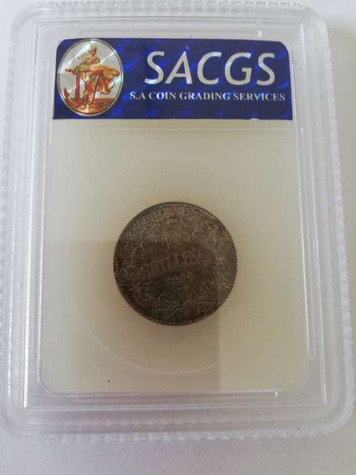 " 1896" ZAR 1s -  VF-35  (SACGS GRADED)