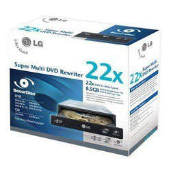 LG +/- DVD Writer, 22X +R, 16X +R(DL), 8X +RW, 48x CD-R - SATA Dual Layer -  Lightscribe-Retail