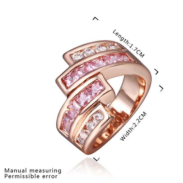 Rose Gold Scrollwork Ring For Women ****Morganite****