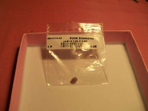 *Ultra Rare* 100% Natural Fancy Pink Diamond. Not Enhanced Oval Cut 0.48ct.