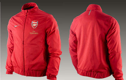 Arsenal Woven Warm Up Jacket Red