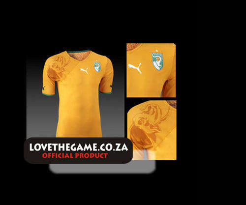 Ivory Coast Home Jersey 2010