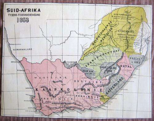 Political Divisions of South Africa during the Federation Movement, 1858 - COPY