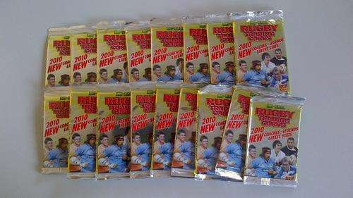 17 x Sealed Rugby Trading Cards (2010 Collection)