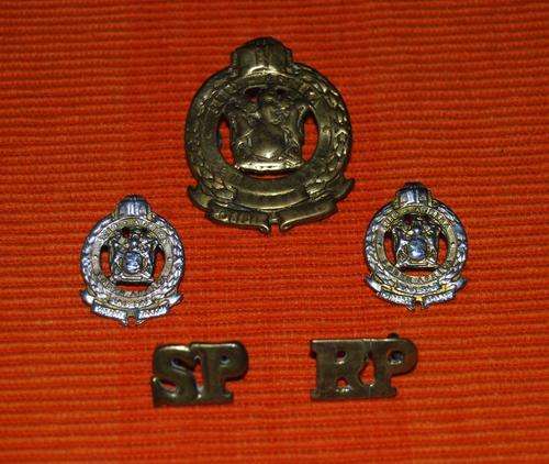 SA Railway Police Badge Set