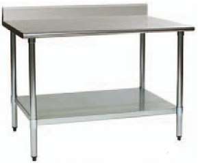 STAINLESS STEEL TABLES 1700mm BRAND NEW WITH SPLASH BACK OR WITH OUT