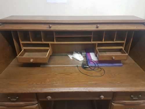 Antique Roll-Top Office desk