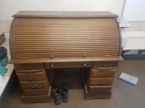 Antique Roll-Top Office desk