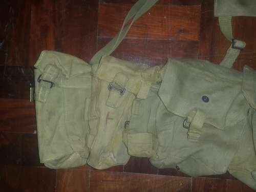 Rhodesian / SADF Patt63 webbing complete