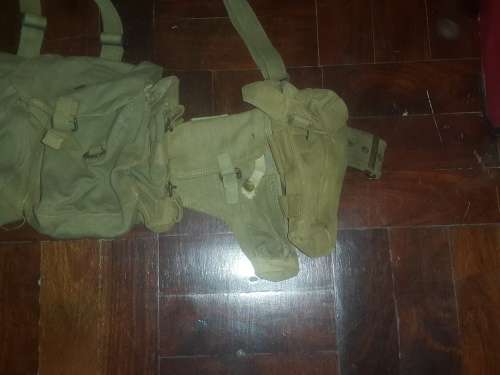 Rhodesian / SADF Patt63 webbing complete