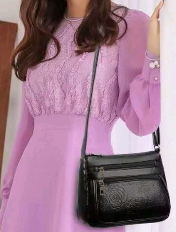Leather woman hand bag