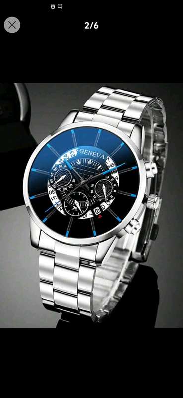 3pc luxurious business geneva Quartz men watch set