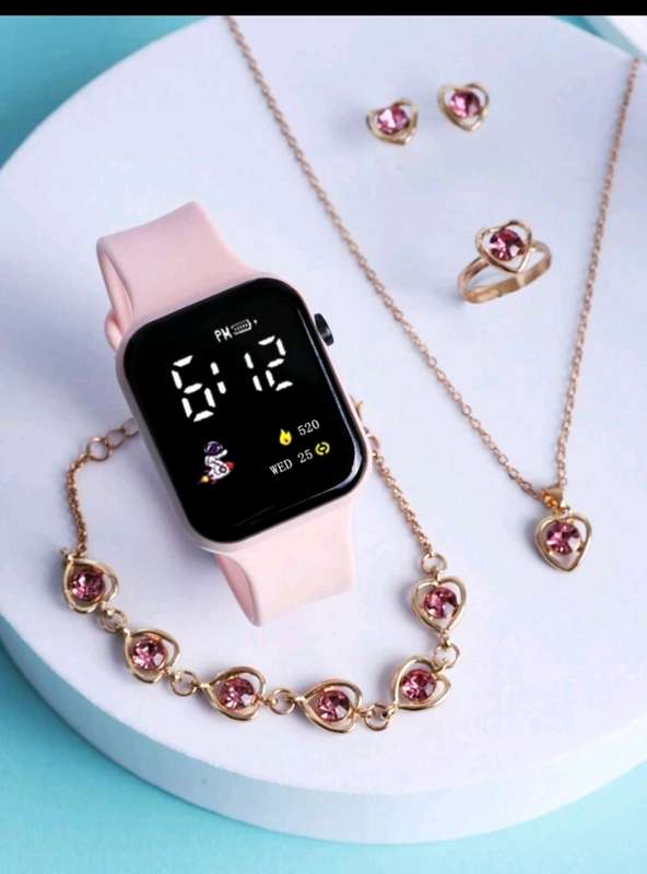 6pc digital watch set for her