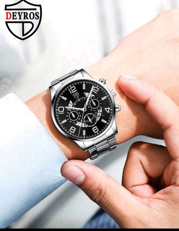 3pc luxurious business Fashionable Quartz Watch set