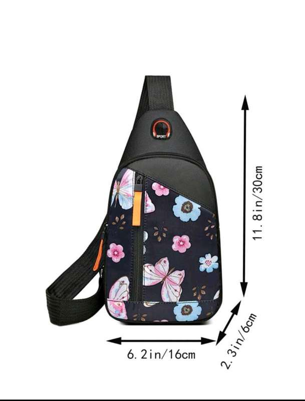 Wow flower crossbody bag *