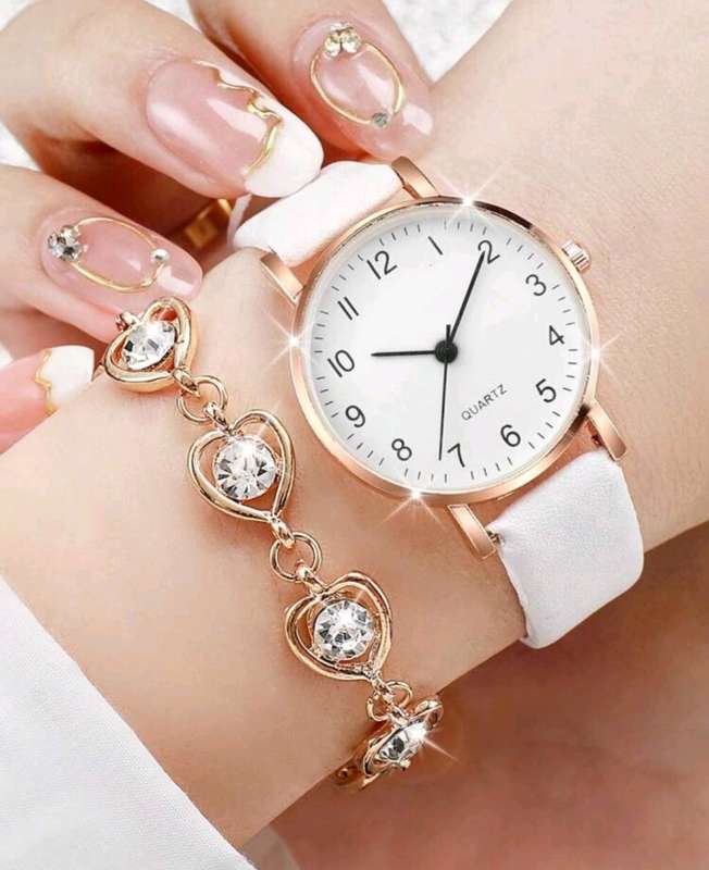6pc luxurious woman Quartz Watch set