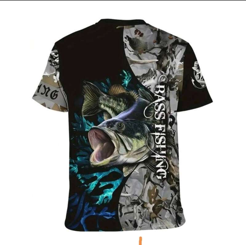 Men`s 3D printed short sleeve T-shirt
