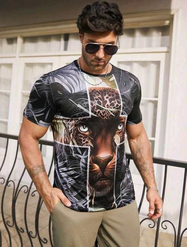 3D printed lion T shirt