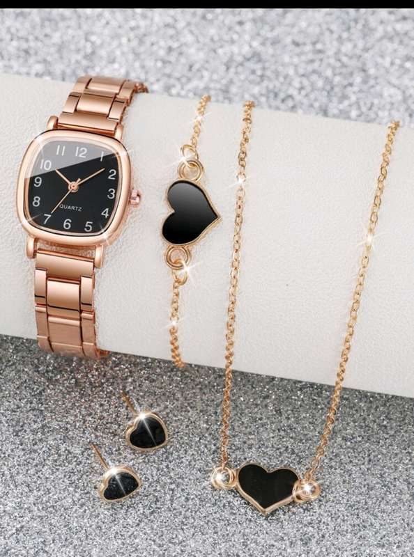 5pc luxurious woman Quartz Watch set