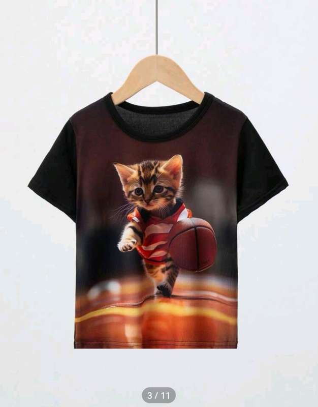 Wow amazing luxurious 4 pc( 3D printed T shirt)  for boys