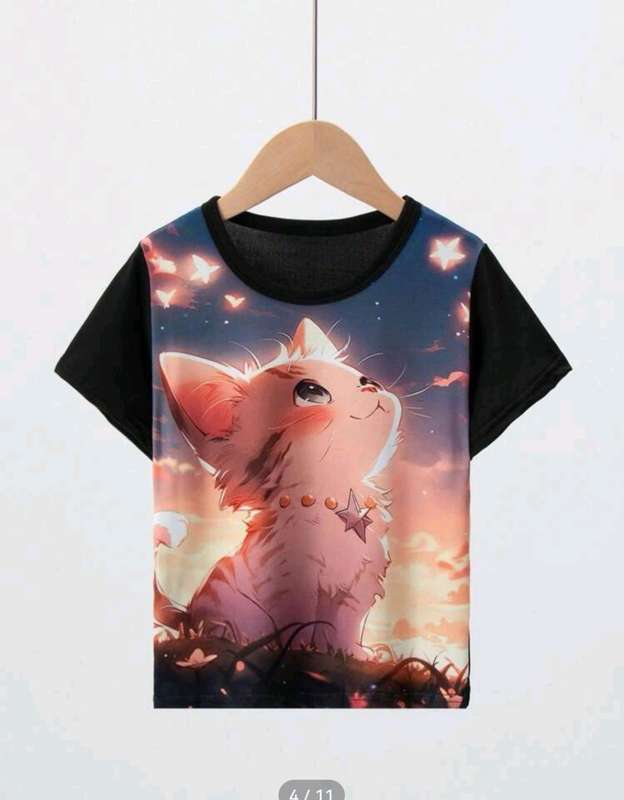 Wow amazing luxurious 4 pc( 3D printed T shirt)  for boys