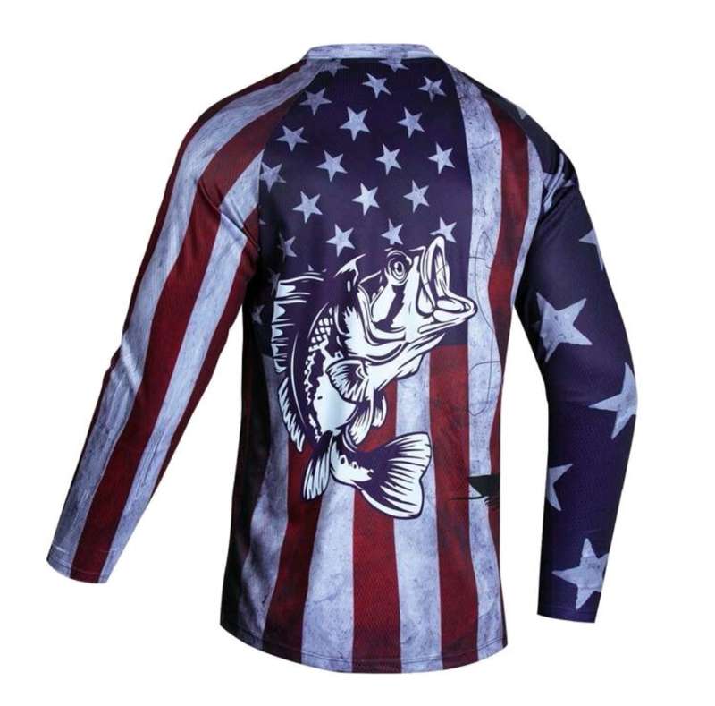 3 D fishing T shirt uv protected
